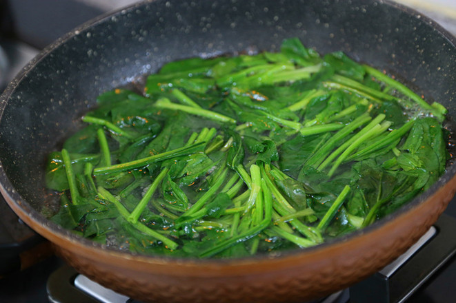 凉拌菠菜粉丝做法步骤